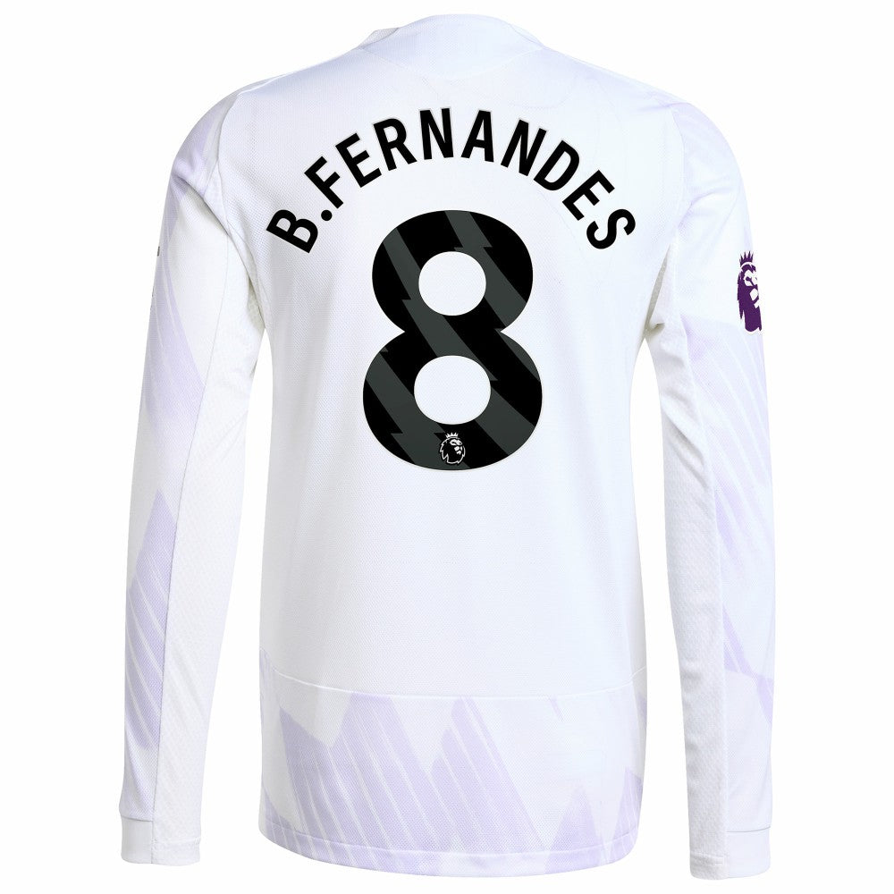 Bruno Fernandes Manchester United 2025/26 Away Long Sleeve Player Jersey / Soccer Hot sale