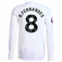 Bruno Fernandes Manchester United 2025/26 Away Long Sleeve Player Jersey / Soccer Hot sale