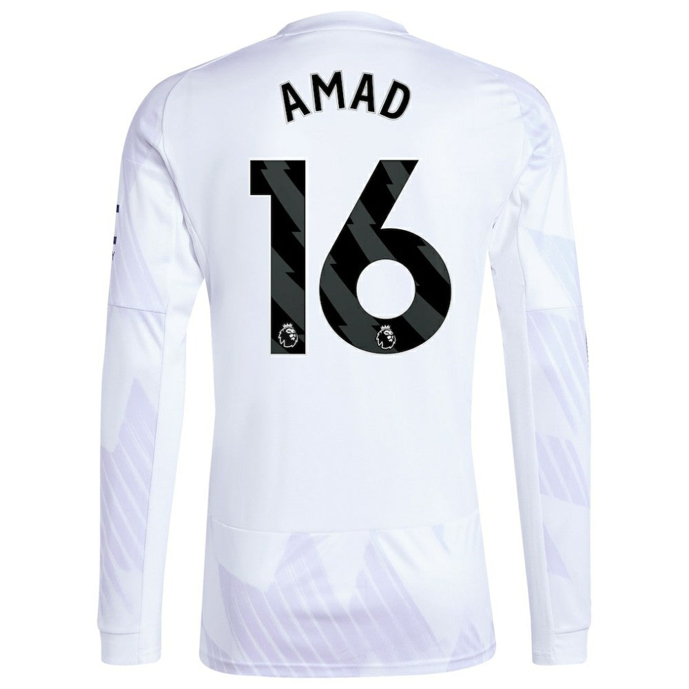 Amad Diallo Manchester United 2025/26 Away Replica Long Sleeve Player Jersey / Soccer Hot sale