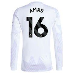Amad Diallo Manchester United 2025/26 Away Replica Long Sleeve Player Jersey / Soccer Hot sale