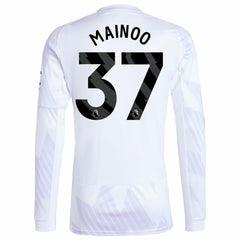 Kobbie Mainoo Manchester United 2025/26 Away Replica Long Sleeve Player Jersey / Soccer Hot sale
