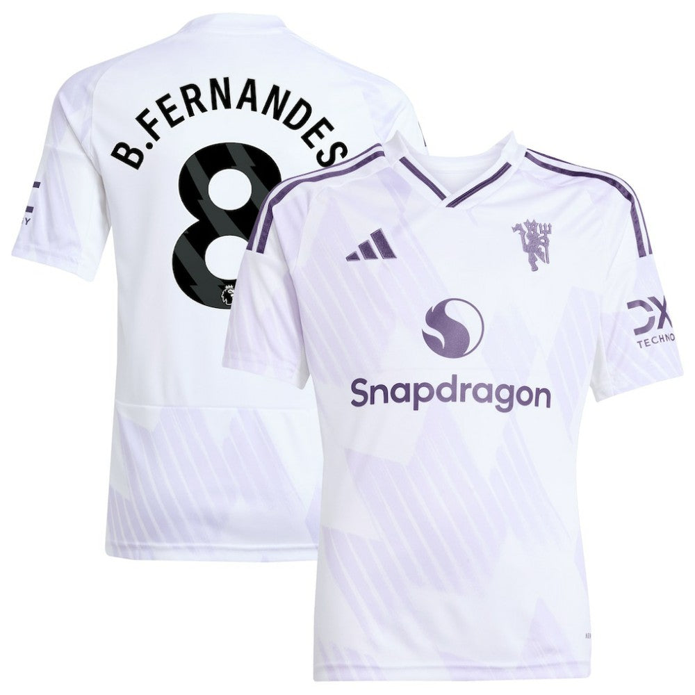 Bruno Fernandes Manchester United Youth 2025/26 Away Replica Player Jersey / Soccer New