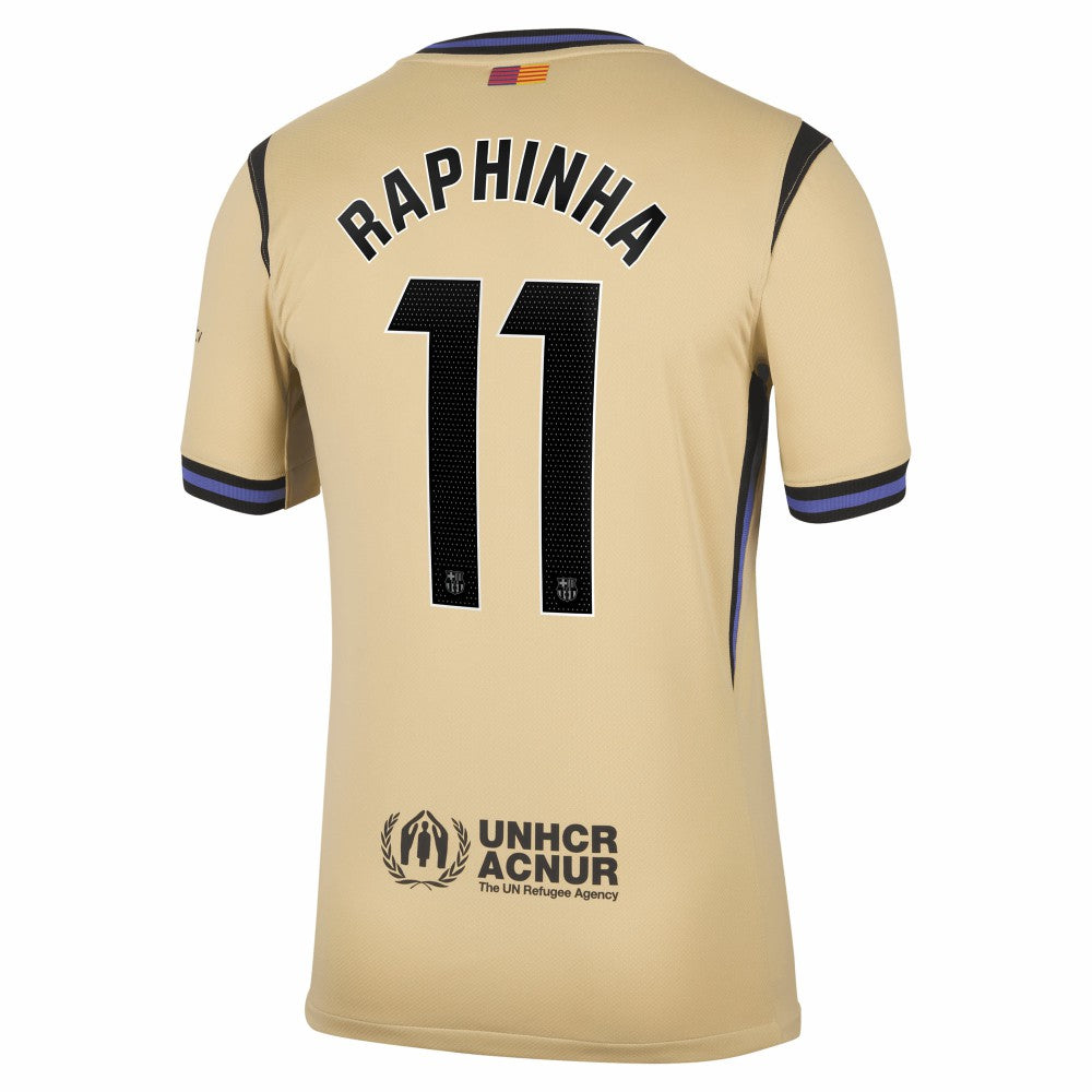 Raphinha Barcelona 2025/26 Away Stadium Replica Jersey / Soccer For sale