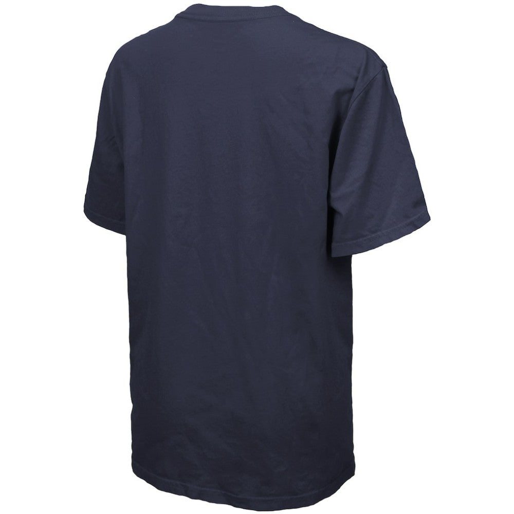 Detroit Tigers Majestic Threads Women's Oversized First Base T-Shirt - Navy