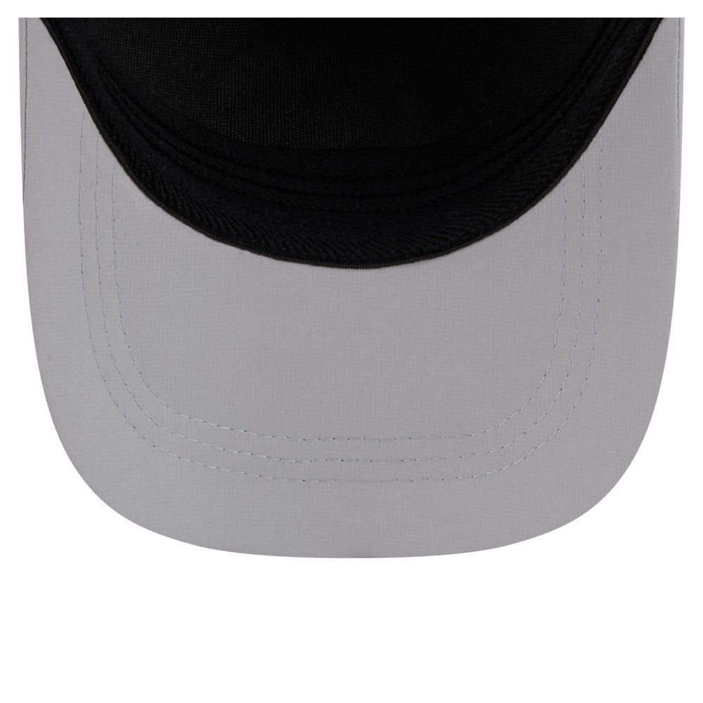 Los Angeles Dodgers Patch 39THIRTY A-Frame M-Crown Perforated Flex Hat - Gray | New Era
