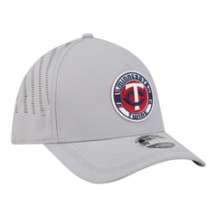 Minnesota Twins Patch 39THIRTY A-Frame M-Crown Perforated Flex Hat - Gray | New Era