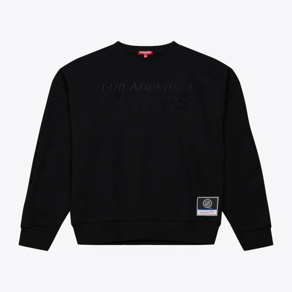 Philadelphia Flyers Mitchell & Ness Unisex Phantom Fleece Crew Neck Sweatshirt