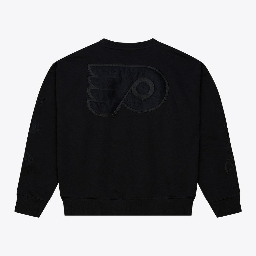 Philadelphia Flyers Mitchell & Ness Unisex Phantom Fleece Crew Neck Sweatshirt