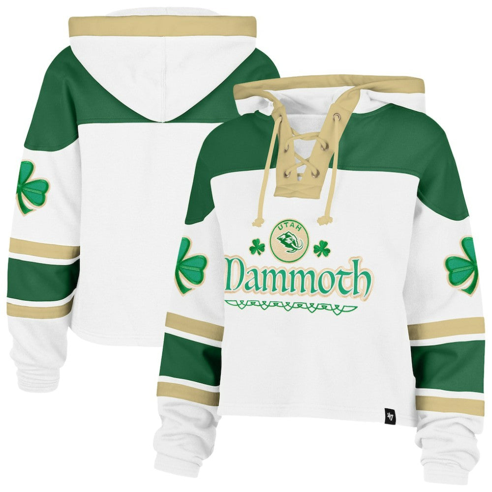 Utah Mammoth '47 Women's McLucky Cropped Lacer Hoodie