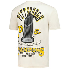 Pittsburgh Pirates Legacy Defined T-Shirt - Cream | Mitchell & Ness