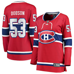 Noah Dobson Montreal Canadiens Fanatics Women's Home Breakaway Jersey