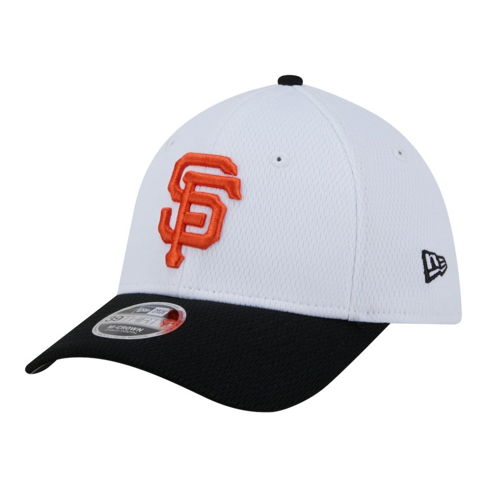 San Francisco Giants Youth Baseball 39THIRTY M-Crown Flex Hat - White/Black | New Era