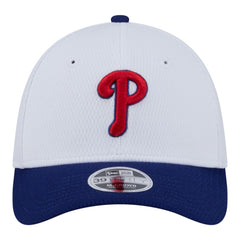 Philadelphia Phillies Youth Baseball 39THIRTY M-Crown Flex Hat - White/Red | New Era