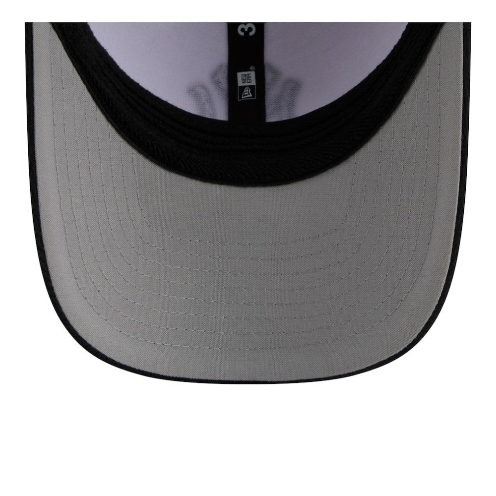New York Yankees Youth Baseball 39THIRTY M-Crown Flex Hat - White/Navy | New Era