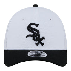 Chicago White Sox Youth Baseball 39THIRTY M-Crown Flex Hat - White/Black | New Era