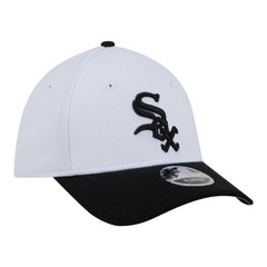 Chicago White Sox Youth Baseball 39THIRTY M-Crown Flex Hat - White/Black | New Era