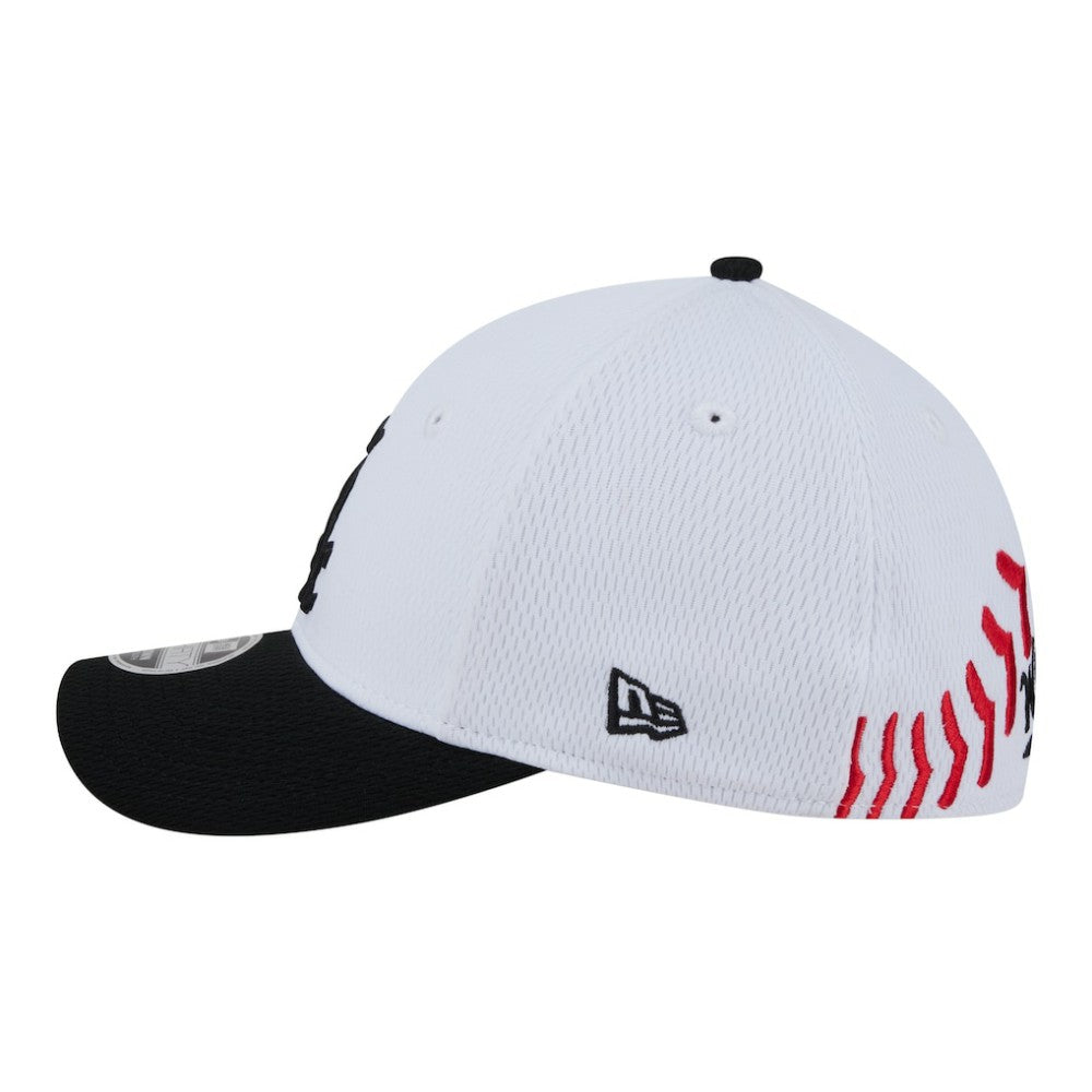 Chicago White Sox Youth Baseball 39THIRTY M-Crown Flex Hat - White/Black | New Era