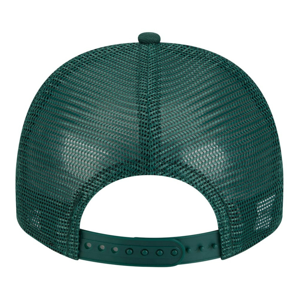 Athletics Youth Logo Fade A-Frame 9FIFTY Snapback Hat - Green | New Era