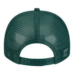 Athletics Youth Logo Fade A-Frame 9FIFTY Snapback Hat - Green | New Era