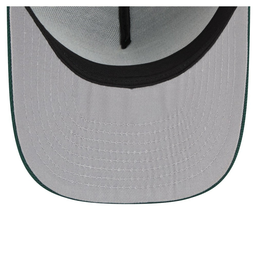 Athletics Youth Logo Fade A-Frame 9FIFTY Snapback Hat - Green | New Era