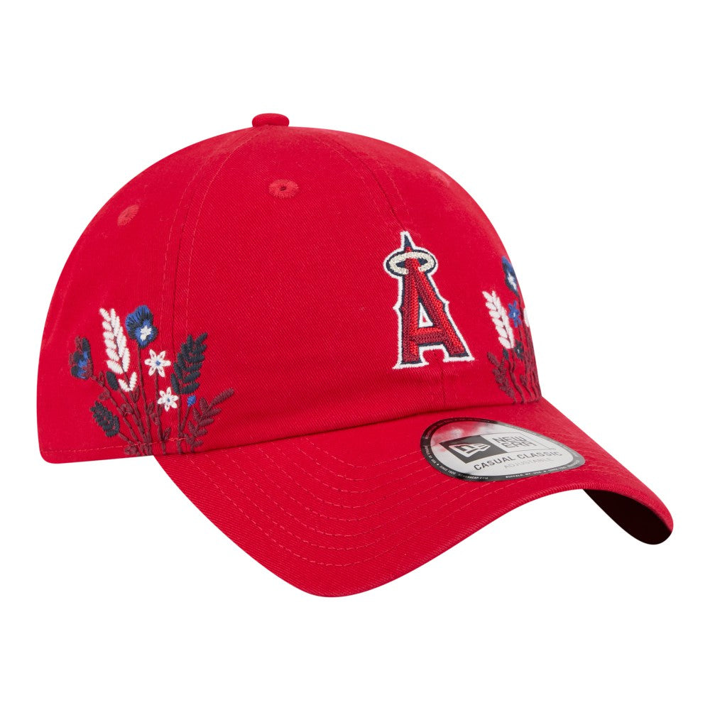 Los Angeles Angels Women's Wildflower Casual Classic Adjustable Hat - Red | New Era