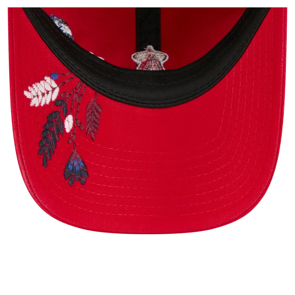 Los Angeles Angels Women's Wildflower Casual Classic Adjustable Hat - Red | New Era