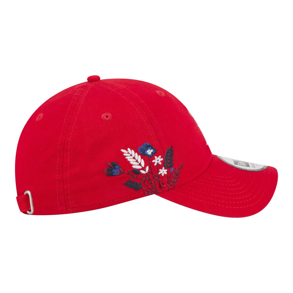 Los Angeles Angels Women's Wildflower Casual Classic Adjustable Hat - Red | New Era
