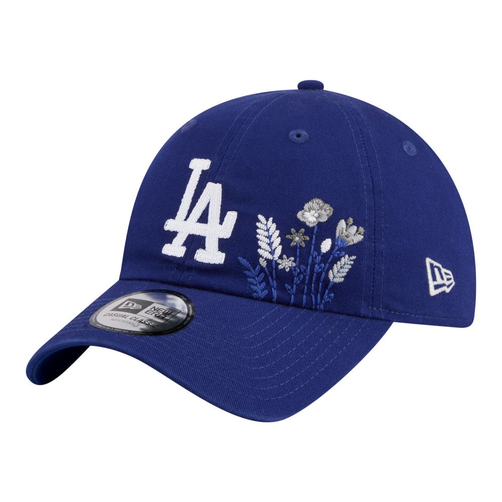 Los Angeles Dodgers Women's Wildflower Casual Classic Adjustable Hat - Royal | New Era