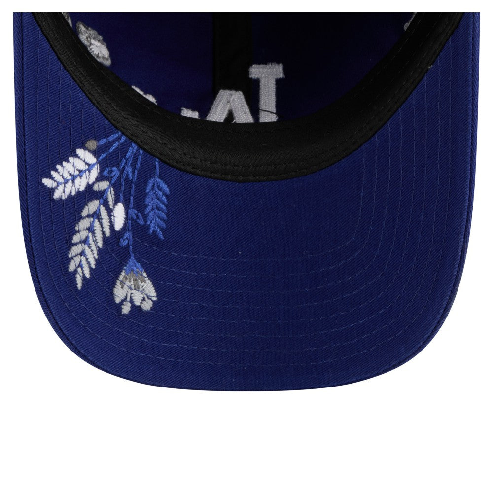 Los Angeles Dodgers Women's Wildflower Casual Classic Adjustable Hat - Royal | New Era