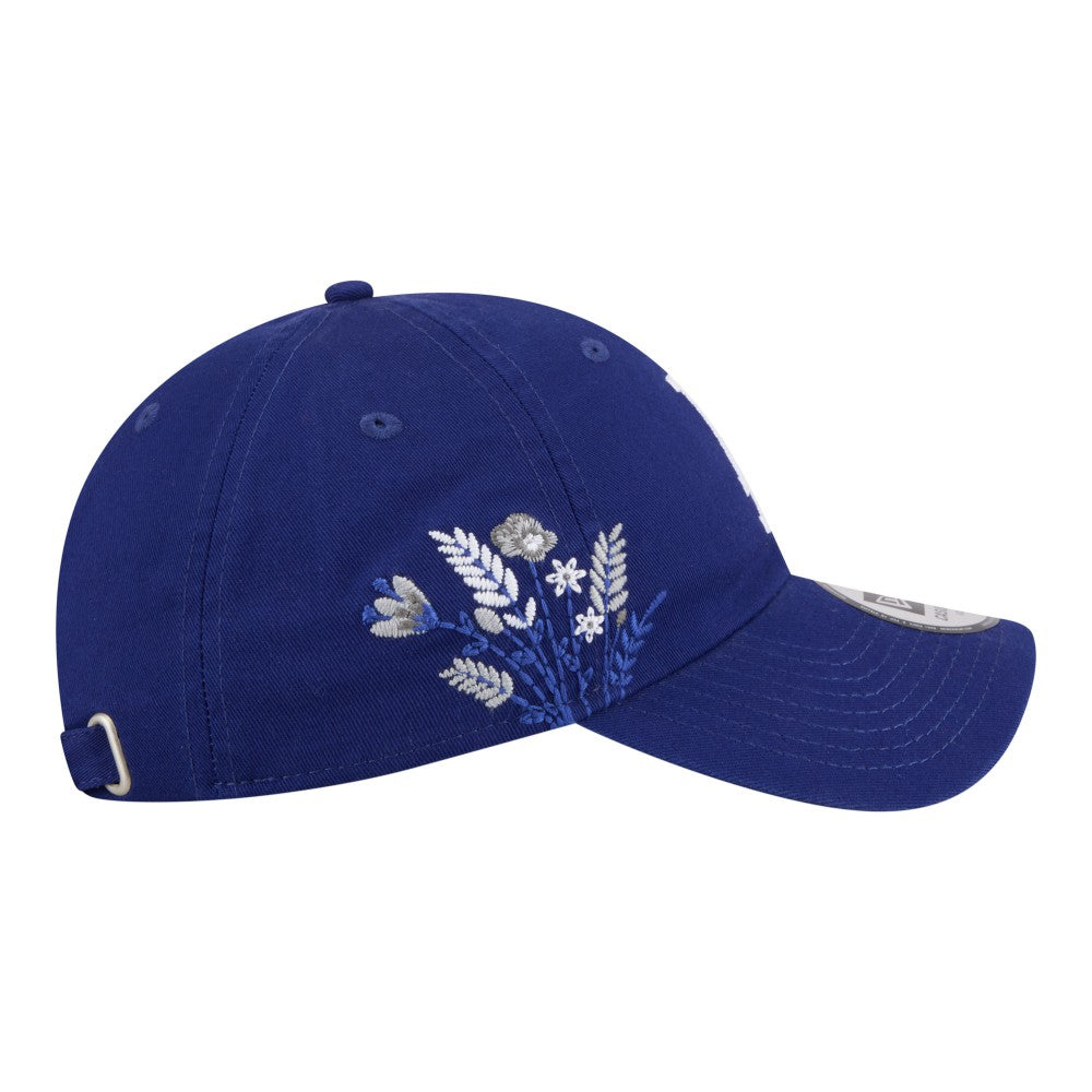 Los Angeles Dodgers Women's Wildflower Casual Classic Adjustable Hat - Royal | New Era