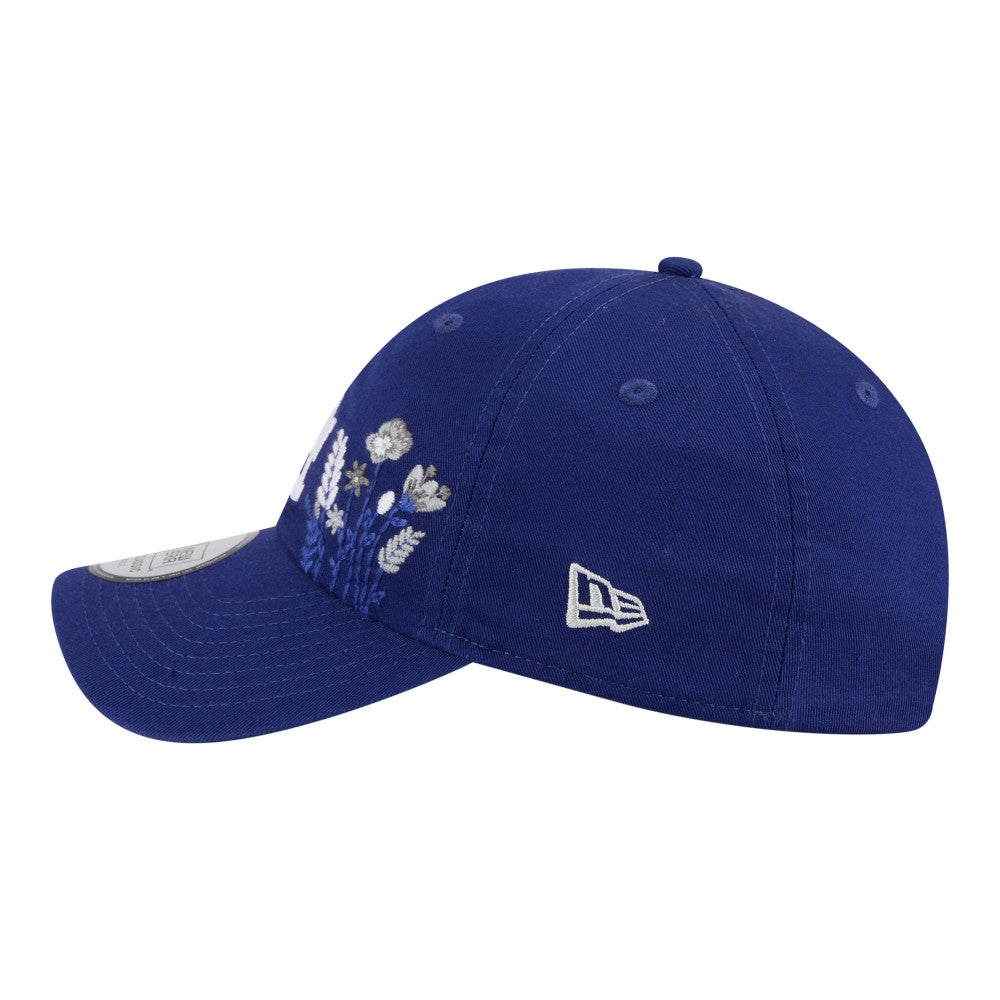 Los Angeles Dodgers Women's Wildflower Casual Classic Adjustable Hat - Royal | New Era
