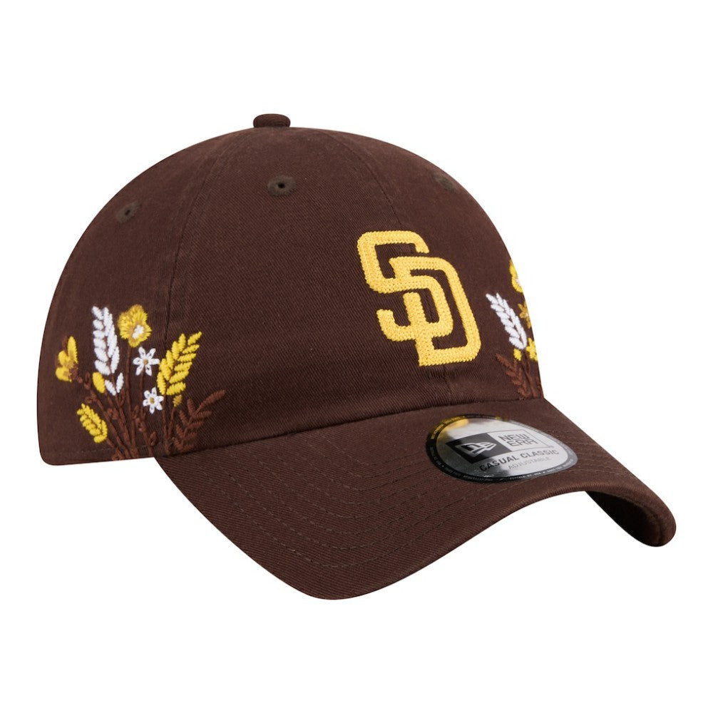 San Diego Padres Women's Wildflower Casual Classic Adjustable Hat - Brown | New Era