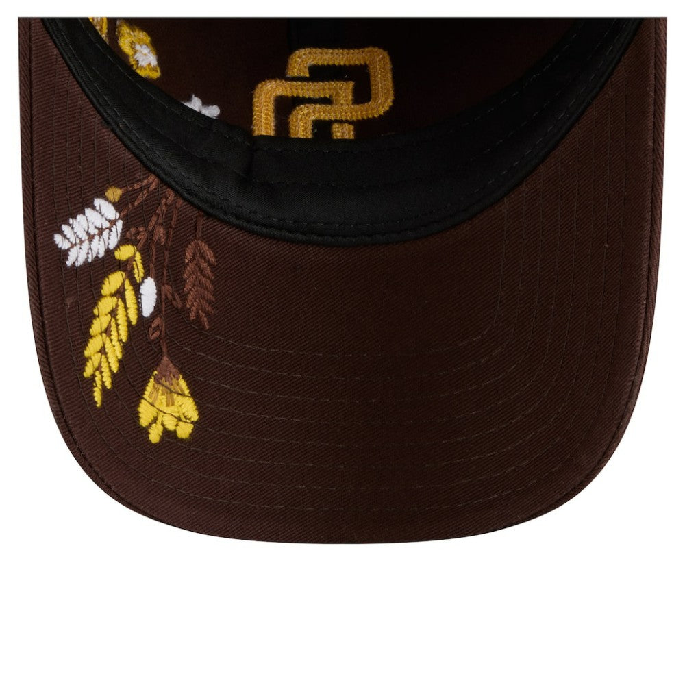 San Diego Padres Women's Wildflower Casual Classic Adjustable Hat - Brown | New Era