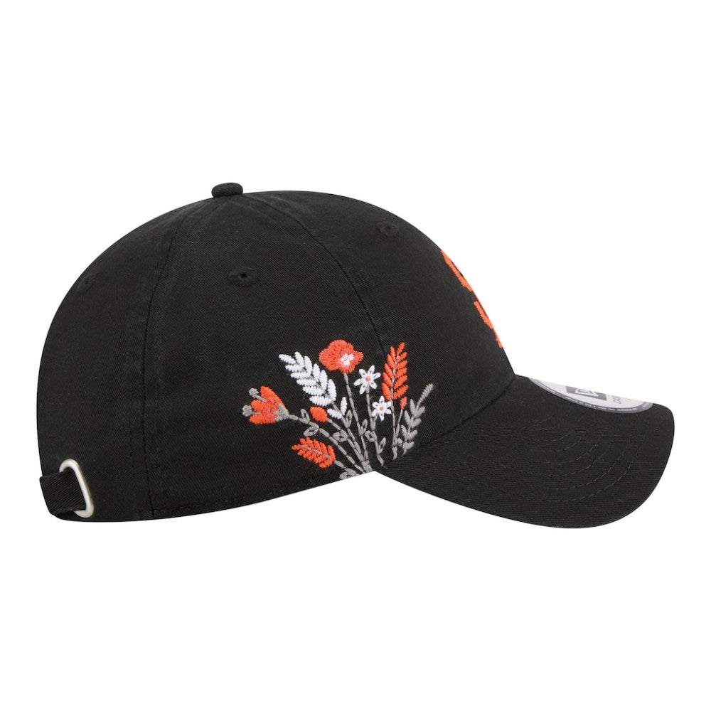 San Francisco Giants Women's Wildflower Casual Classic Adjustable Hat - Black | New Era