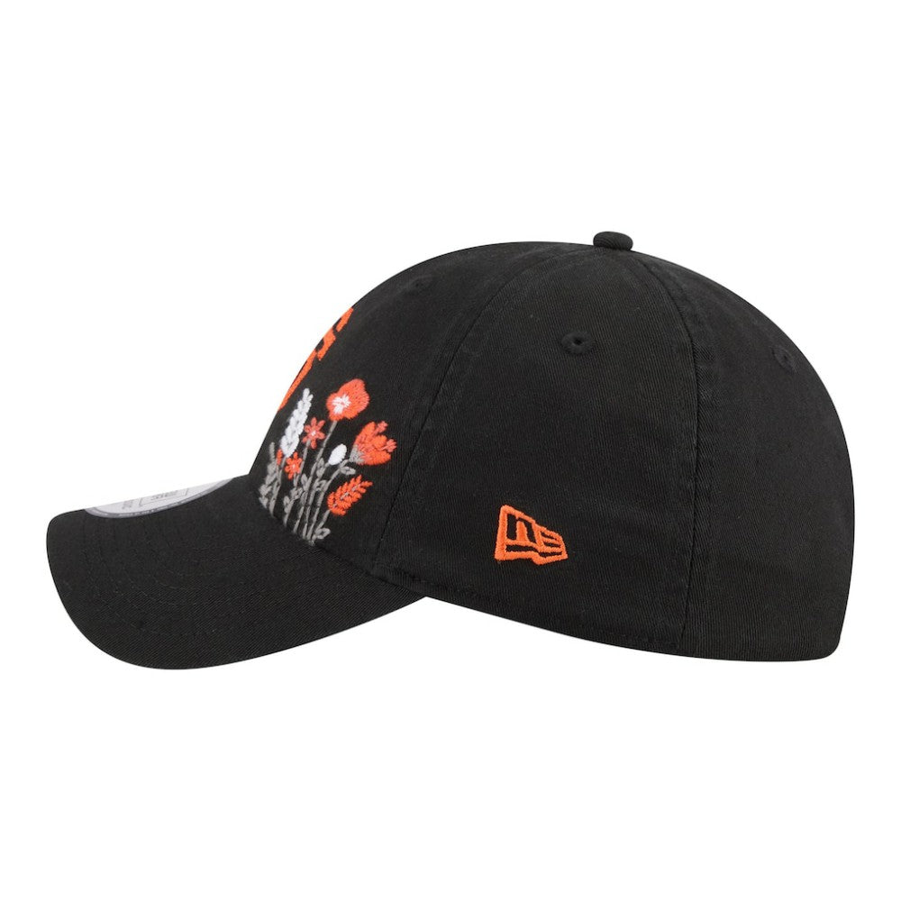 San Francisco Giants Women's Wildflower Casual Classic Adjustable Hat - Black | New Era