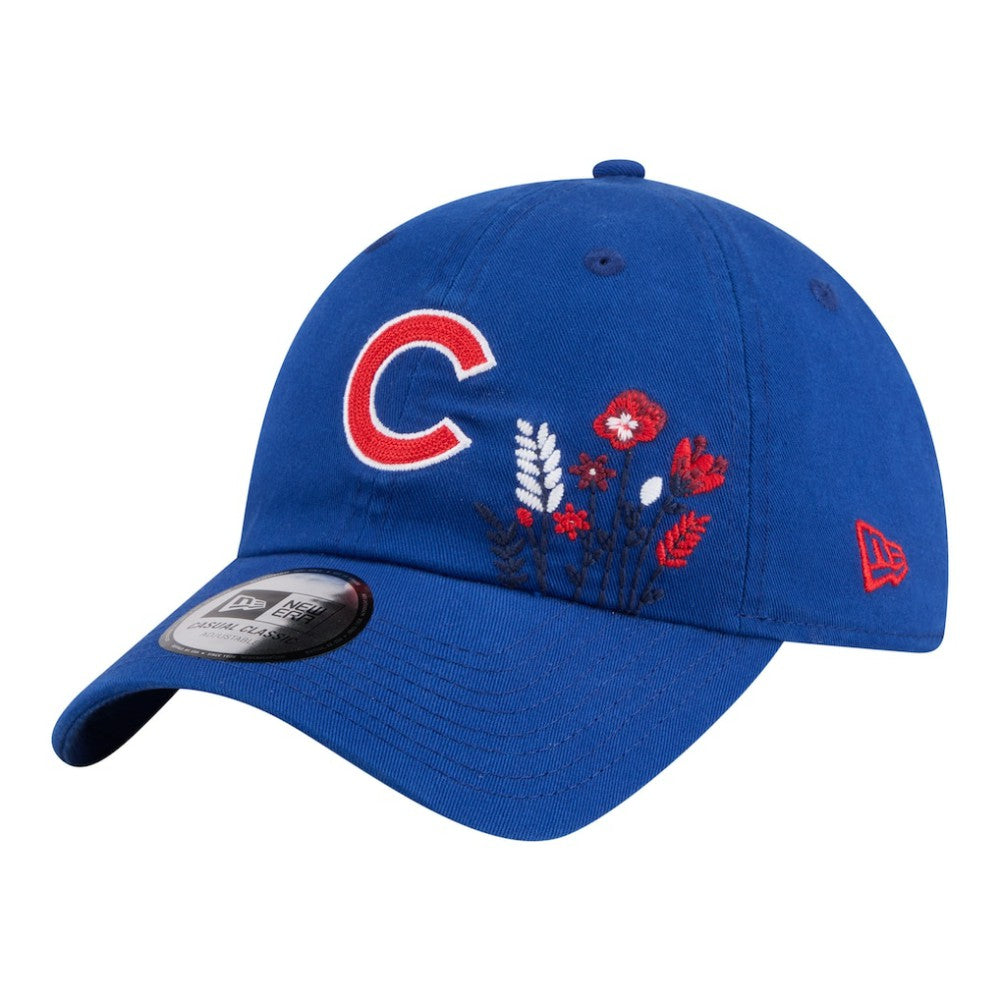 Chicago Cubs Women's Wildflower Casual Classic Adjustable Hat - Royal | New Era