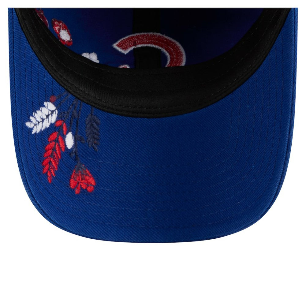 Chicago Cubs Women's Wildflower Casual Classic Adjustable Hat - Royal | New Era