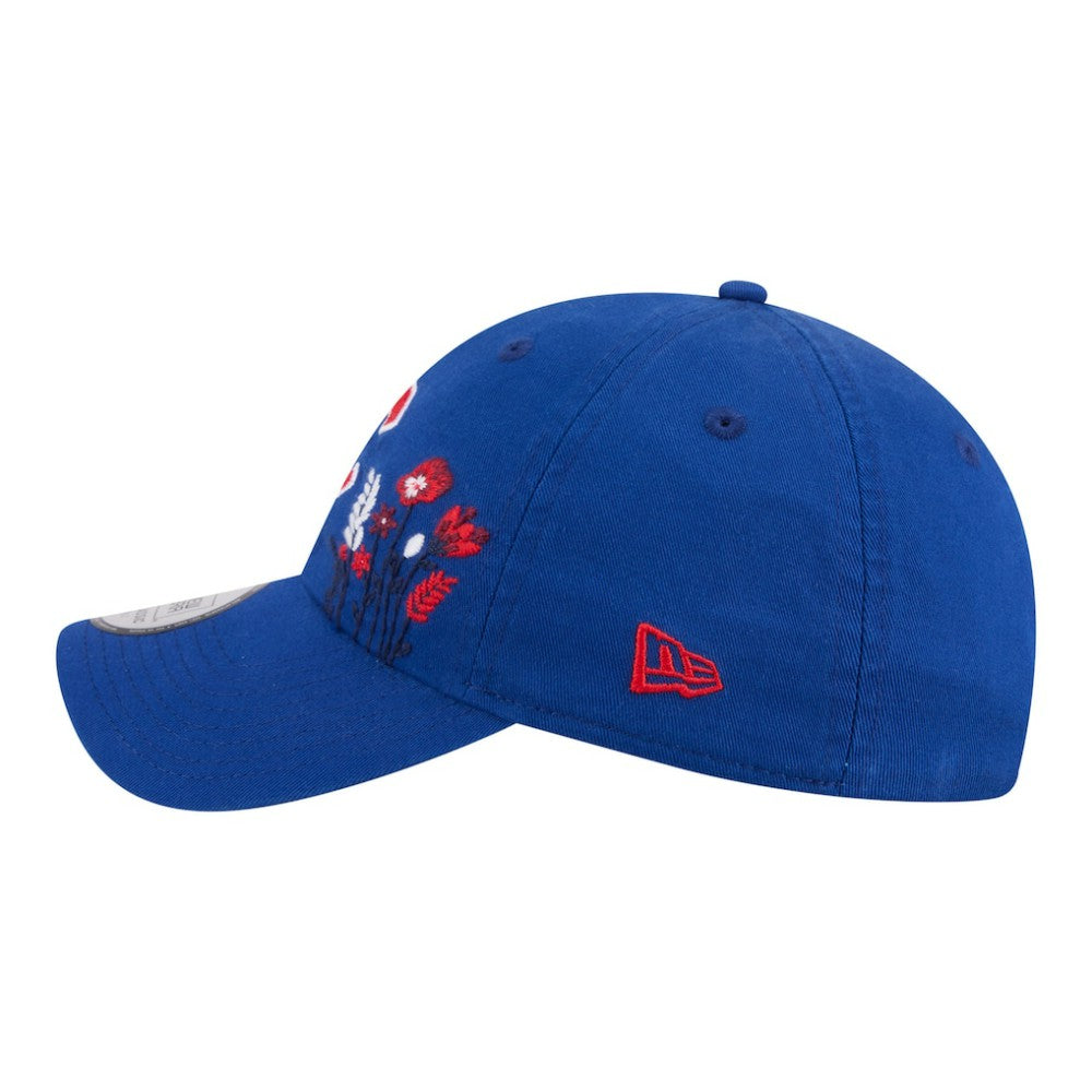 Chicago Cubs Women's Wildflower Casual Classic Adjustable Hat - Royal | New Era