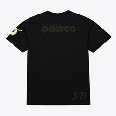 San Diego Padres Cooperstown Collection Phantom T-Shirt - Black | Mitchell & Ness
