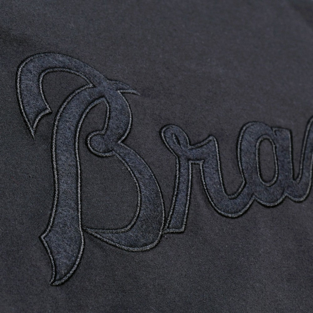 Atlanta Braves Cooperstown Collection Phantom T-Shirt - Black | Mitchell & Ness
