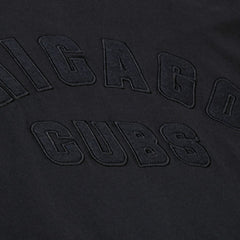 Chicago Cubs Cooperstown Collection Phantom T-Shirt - Black | Mitchell & Ness