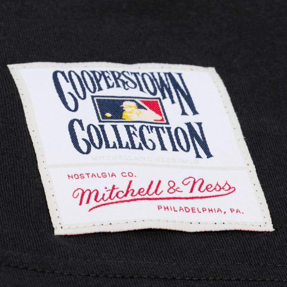 Chicago Cubs Cooperstown Collection Phantom T-Shirt - Black | Mitchell & Ness