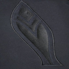 Atlanta Braves Phantom Fleece Hoodie - Black | Mitchell & Ness