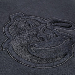 Baltimore Orioles Phantom Fleece Hoodie - Black | Mitchell & Ness
