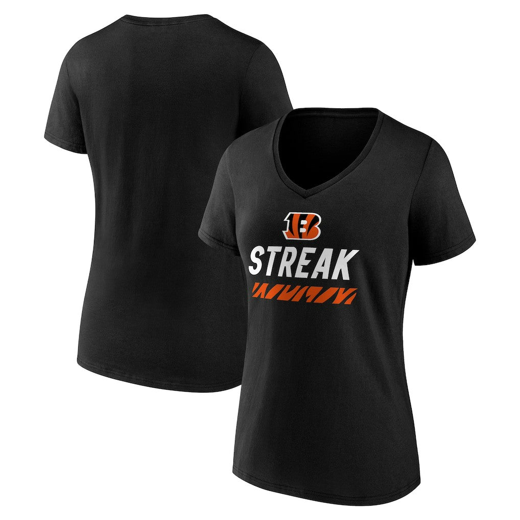 NFL Cincinnati Bengals Women's Streak V-Neck T-Shirt