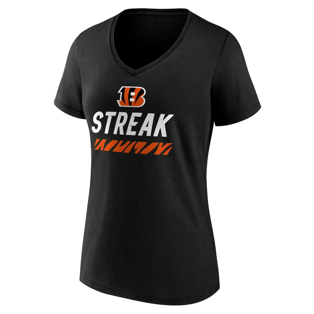 NFL Cincinnati Bengals Women's Streak V-Neck T-Shirt
