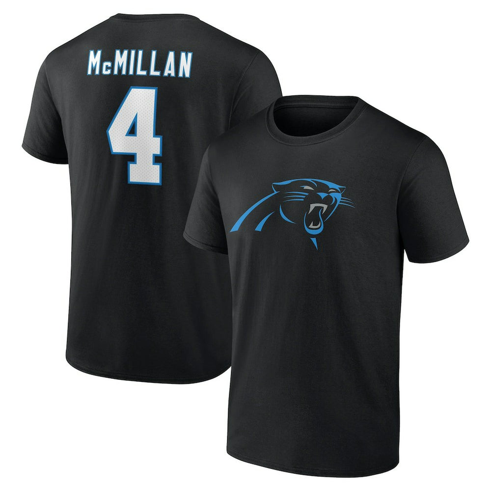 NFL Carolina Panthers Tetairoa McMillan  Icon Name & Number T-Shirt