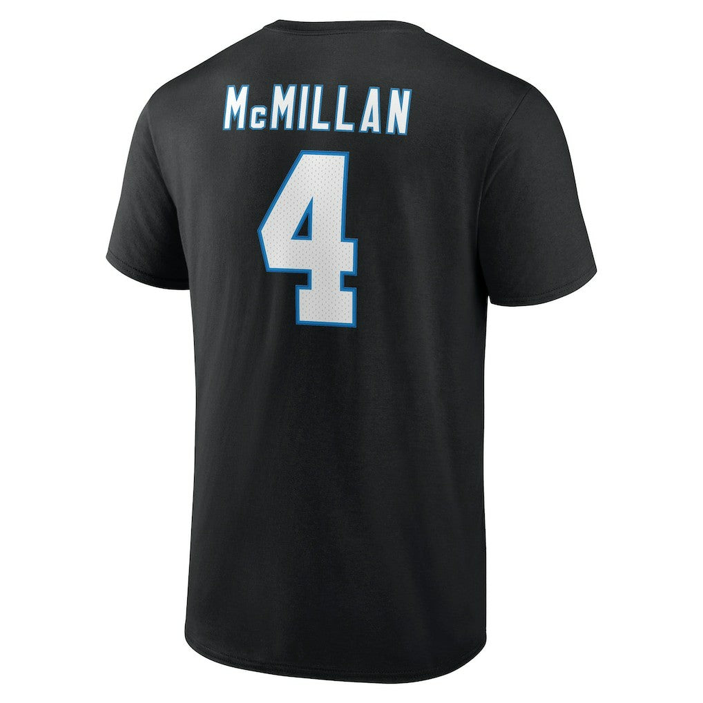 NFL Carolina Panthers Tetairoa McMillan  Icon Name & Number T-Shirt