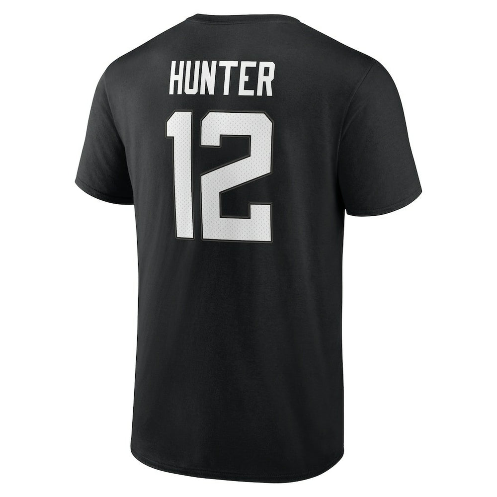 NFL Jacksonville Jaguars Travis Hunter  Icon Name & Number T-Shirt