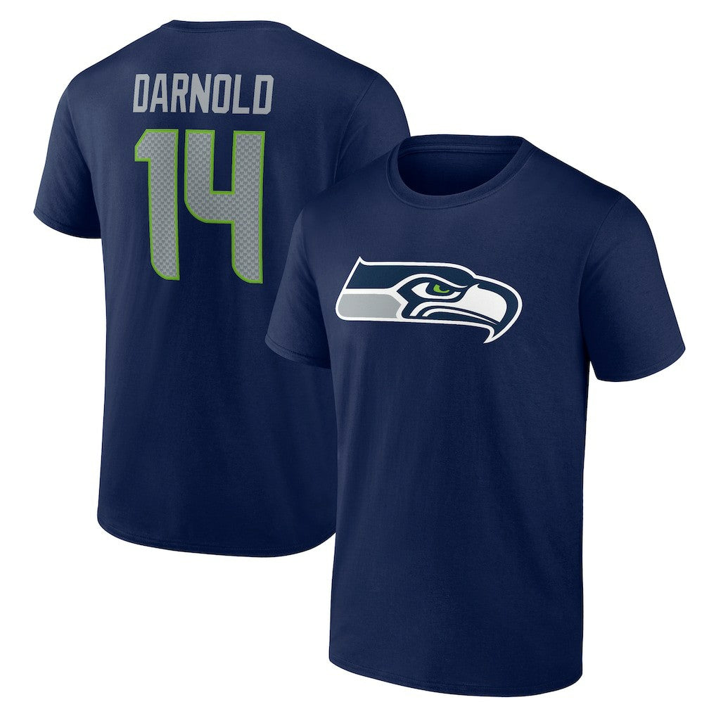 NFL Seattle Seahawks Sam Darnold  Icon Name & Number T-Shirt